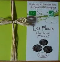 Mängden socker i Les Fleurs Chocolat Noir 70%