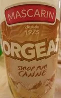 Mängden socker i Orgeat sirop pur canne