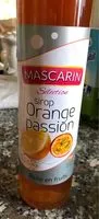 Mängden socker i Sirop orange passion