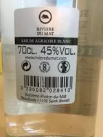 Mängden socker i Rhum blanc