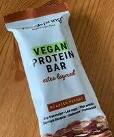 Mängden socker i Vegan protein bar extra layered