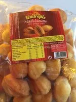 Mängden socker i Madeleinette