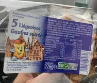 Mängden socker i 5 Gaufres Liégeoises Sucrées