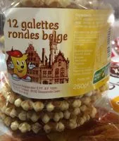 Mängden socker i 11 galettes rondes belges