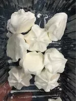 Mängden socker i Meringues Blanches