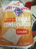 Mängden socker i Pain de mie complet