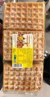 Mängden socker i 9 Gaufres saupoudrées