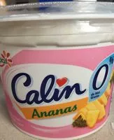 Mängden socker i Calin 0% Ananas