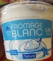 Mängden socker i Fromage blanc 3,5%