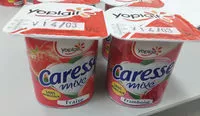 Mängden socker i Caresse mixé fraise, framboise