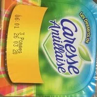 Mängden socker i Compote 3 pommes