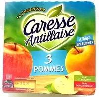 Mängden socker i Compote 3 pommes