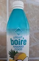 Mängden socker i Yaourt à boire pulpe ananas coco