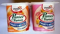 Mängden socker i Panier de Yoplait - Fruits mixés - Goyave, Mangue, Abricot
