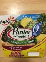 Mängden socker i Panier de Yoplait