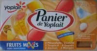 Mängden socker i Panier de Yoplait Fruits mixés