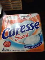 Mängden socker i Caresse sucré