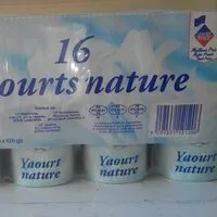 Mängden socker i 16 Yaourt nature source de calcium