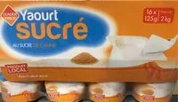 Mängden socker i Yaourts sucré