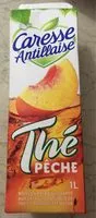 Mängden socker i Thé pêche Caresse Antillaise