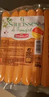 Mängden socker i Saucisses Strasbourg