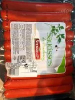 Mängden socker i Saucisses de strasbourg