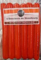 Mängden socker i 6 saucisses de Strasbourg
