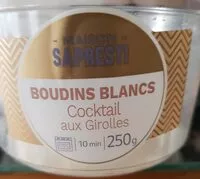 Mängden socker i Boudin blanc cocktail aux girolles