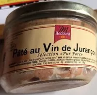 Mängden socker i Pâté au Vin de Jurançon