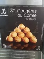 Mängden socker i Gougères au comté
