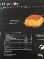 Mängden socker i Eclairs parfum caramel au beurre salé