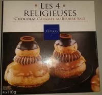 Mängden socker i Les 4 Religieuses Chocolat, Caramel au Beurre Salé