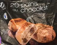 Mängden socker i 20 pains au chocolat