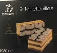 Mängden socker i Millefeuille