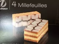 Mängden socker i 4 Millefeuilles