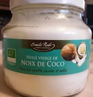 Mängden socker i Huile vierge de noix de coco bio