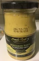 Mängden socker i Moutarde forte au poivre vert bio