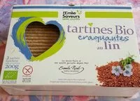 Mängden socker i Tartine bio craquantes