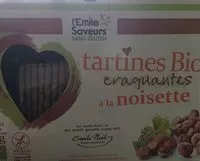 Mängden socker i Tartines Craquantes Bio à la noisette