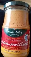 Mängden socker i Moutarde au piment d'Espelette