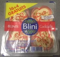 Mängden socker i Blinis Cocktails