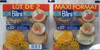 Mängden socker i Blinis cocktails - Lot de 2 Maxi Format (x 20)
