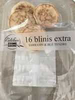 Mängden socker i Blinis extra, sarrasin & blé tendre