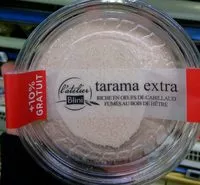 Mängden socker i Tarama extra (riche en œufs de Cabillaud, fumés au bois de Hêtre) (+10 % gratuit)