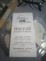 Mängden socker i Mezzé méditerranéen, tarama, tzatziki et houmous