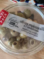 Mängden socker i olives manzanilla à l'andalouse