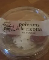 Mängden socker i Mini poivrons farcis à la ricotta de vache