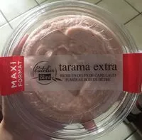 Mängden socker i Tarama extra (maxi format)