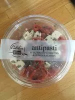 Mängden socker i Feta, tomates confites et olives coquillos