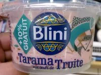 Mängden socker i Tarama aux Œufs de Truite